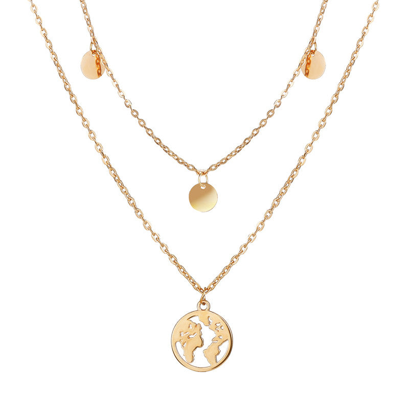 Wanderlust World Necklace