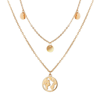 Wanderlust World Necklace