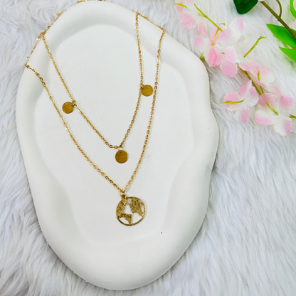 Wanderlust World Necklace