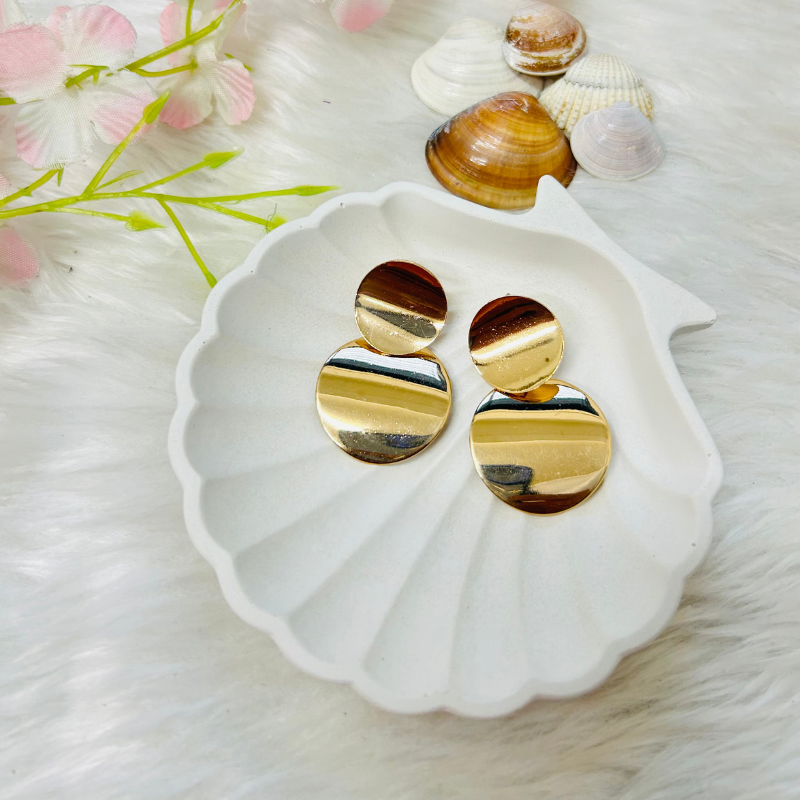 Aurora Round Statement Earrings