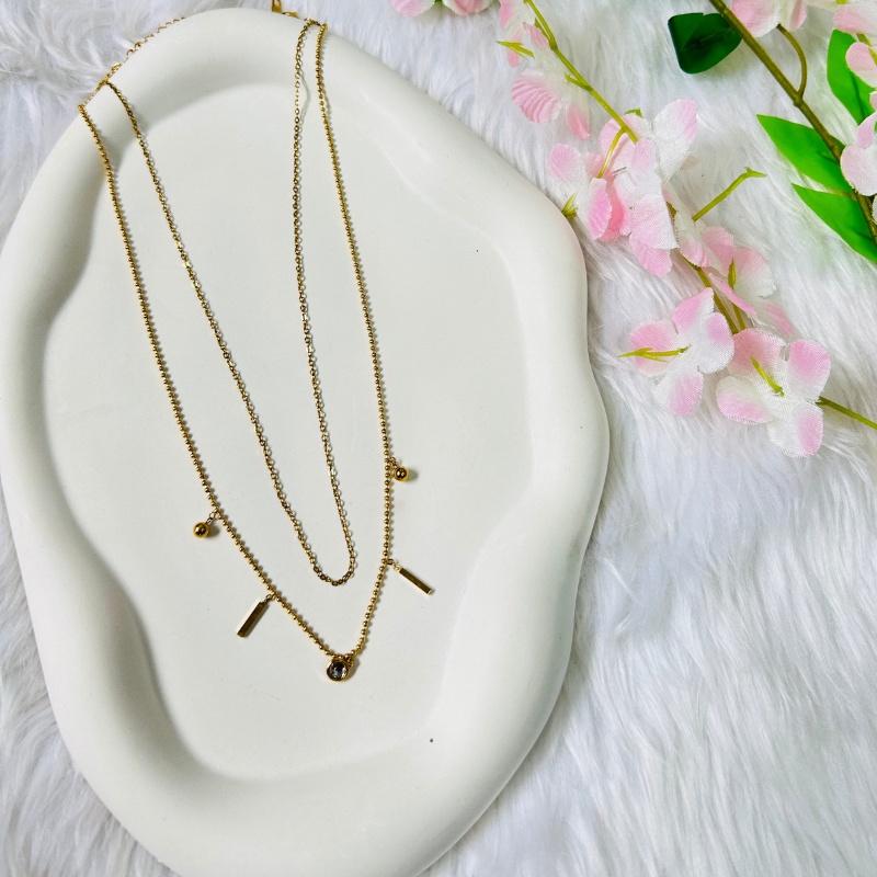 Luna Layers Gold Necklace