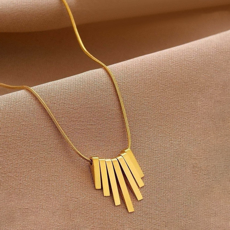 Linear Glow Pendant Necklace