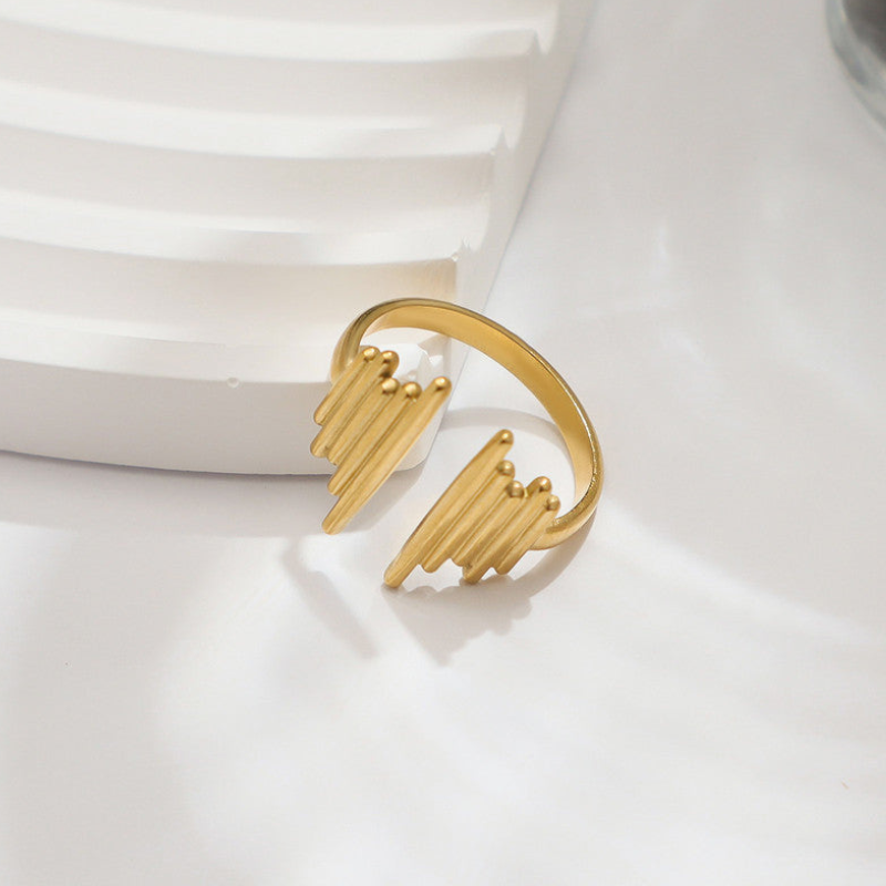 Rhythm Edge Adjustable Ring