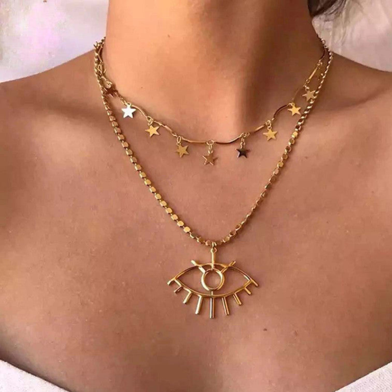 Mystic Eye Layered Necklace