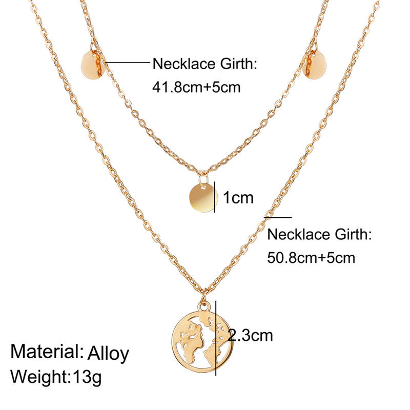 Wanderlust World Necklace