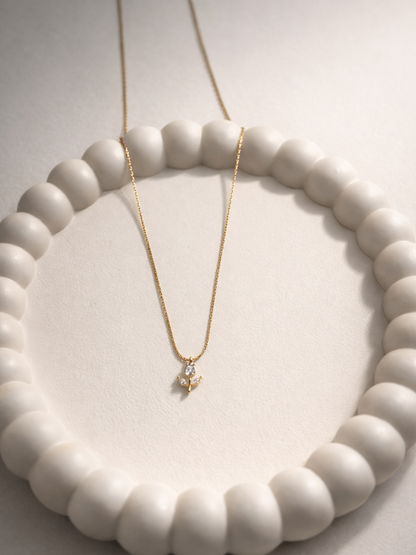 Dainty Bloom Sparkle Necklace