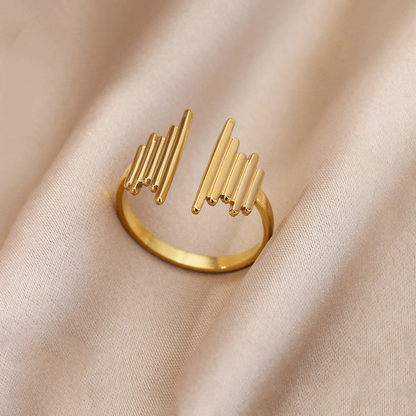 Rhythm Edge Adjustable Ring