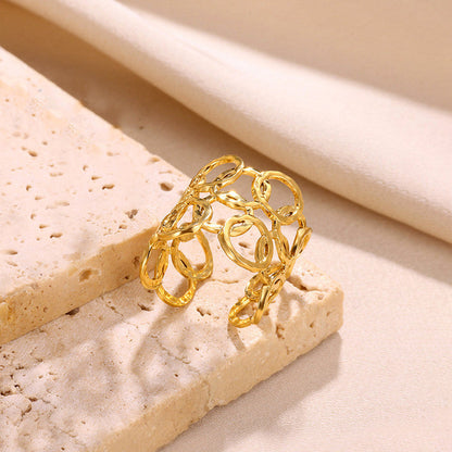 Radiant Loop Harmony Ring