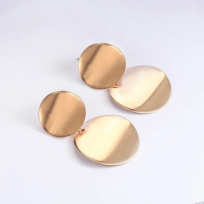 Aurora Round Statement Earrings