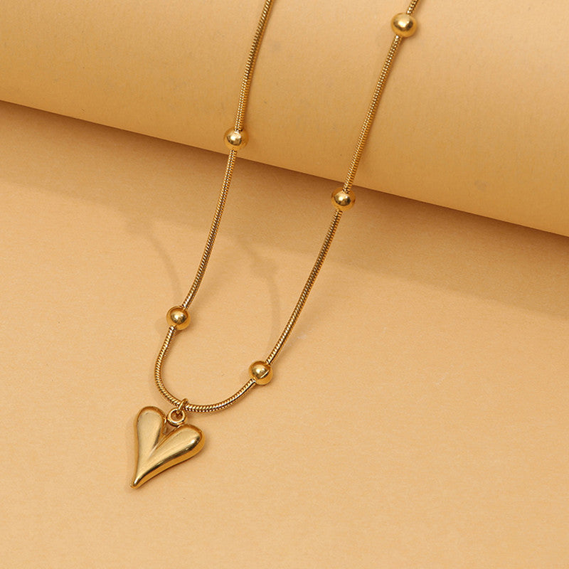 Golden Heart Whisper Necklace
