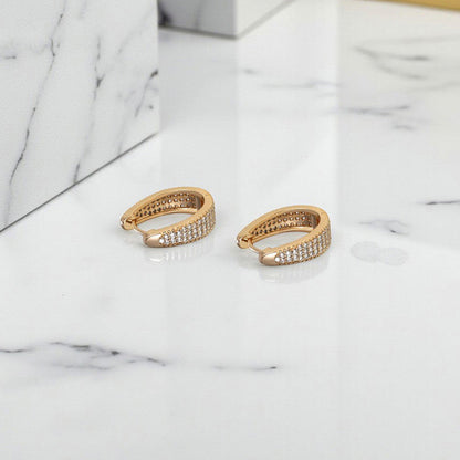 Premium Duo Crystal Earrings