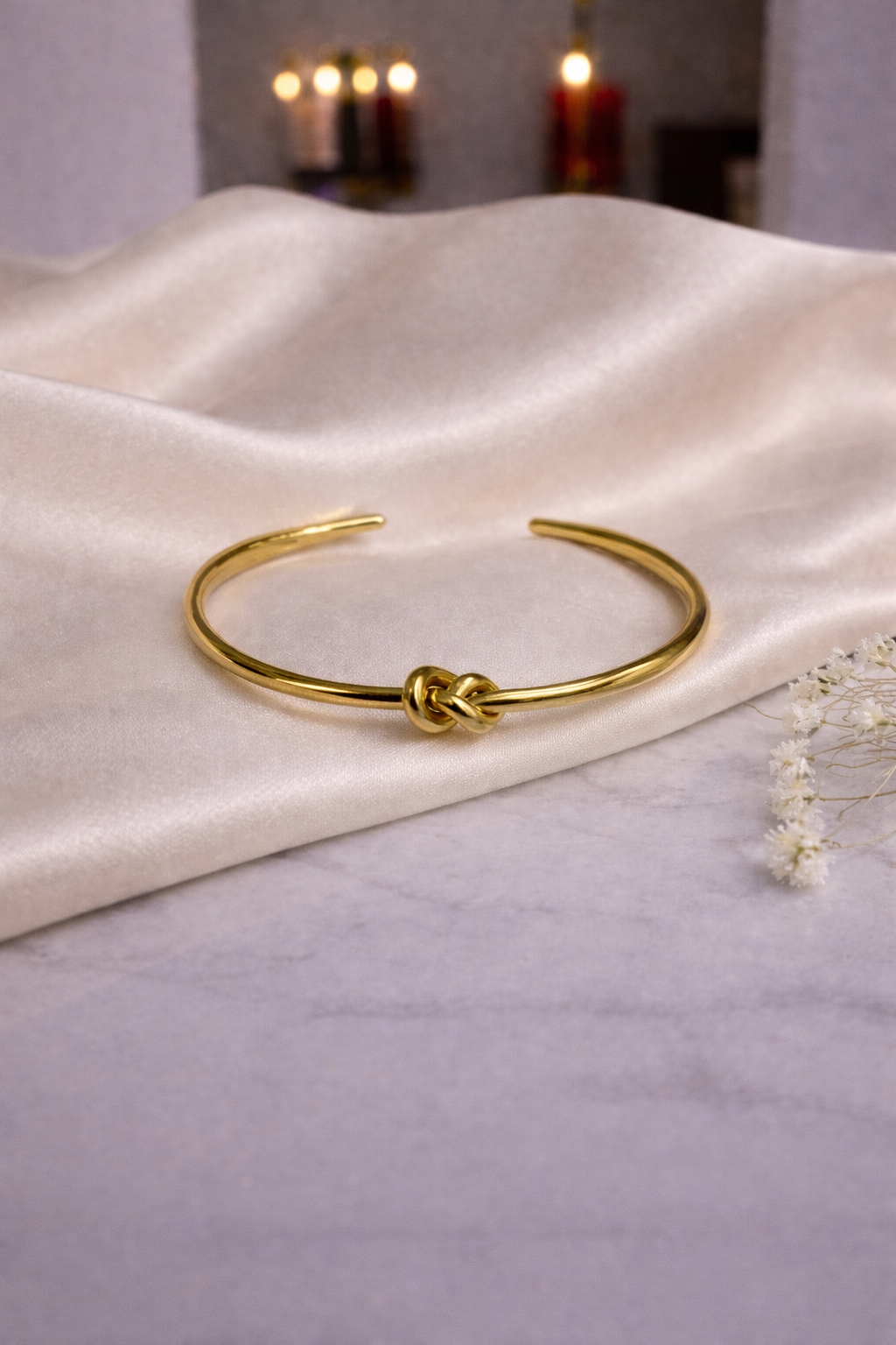 Knot Open Cuff Bracelet