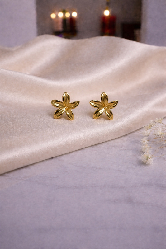 Bloom Flower Stud Earrings