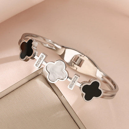 Midnight Clover Charm Kada